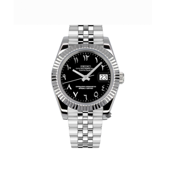 Sam™ | Men’s Black Arabic Watch