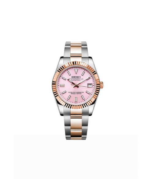 Anthony™ | Pink Two-Tone Watch