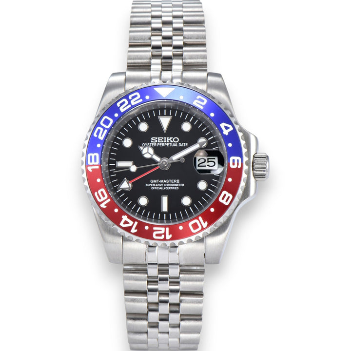 Pepsi™ | Men’s GMT Seiko Mod Watch