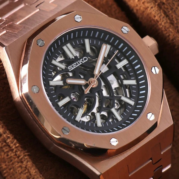 Henry™ | Men’s Rose Gold Skeleton Watch