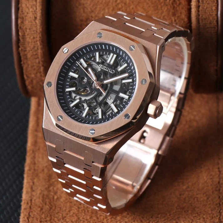 Henry™ | Men’s Rose Gold Skeleton Watch