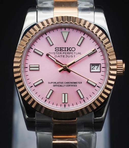 Anthony™ | Pink Two-Tone Watch