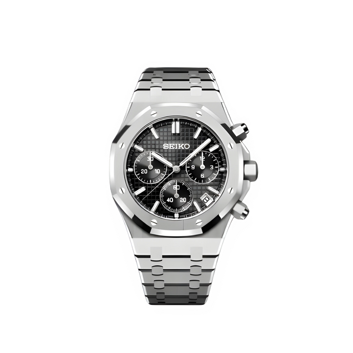 Caleb™ | Men’s Black Chronograph Watch