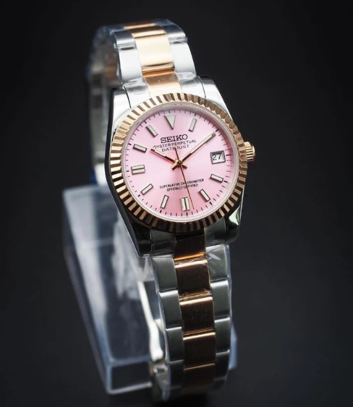 Anthony™ | Pink Two-Tone Watch
