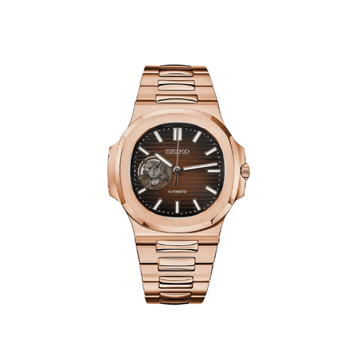 Nautiko™ | Men’s Rose Gold Open Heart Watch