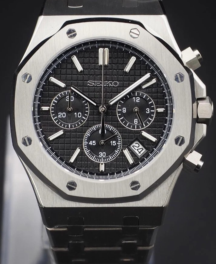 Caleb™ | Men’s Black Chronograph Watch