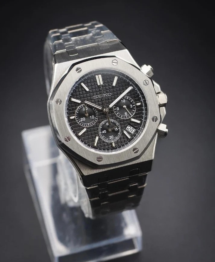 Caleb™ | Men’s Black Chronograph Watch
