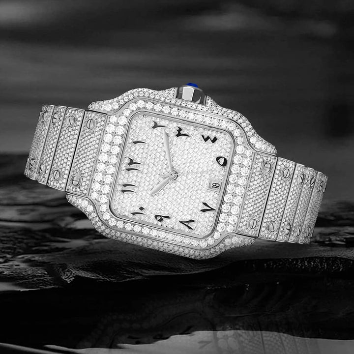Pass™ | Men’s Buss Down Iced Automatic Watch