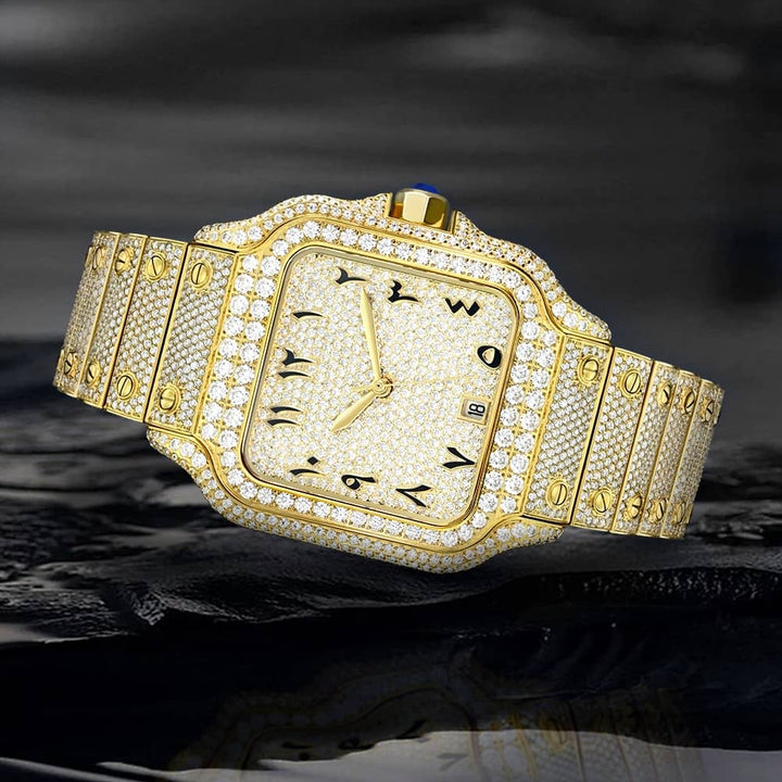 Pass™ | Men’s Buss Down Iced Automatic Watch