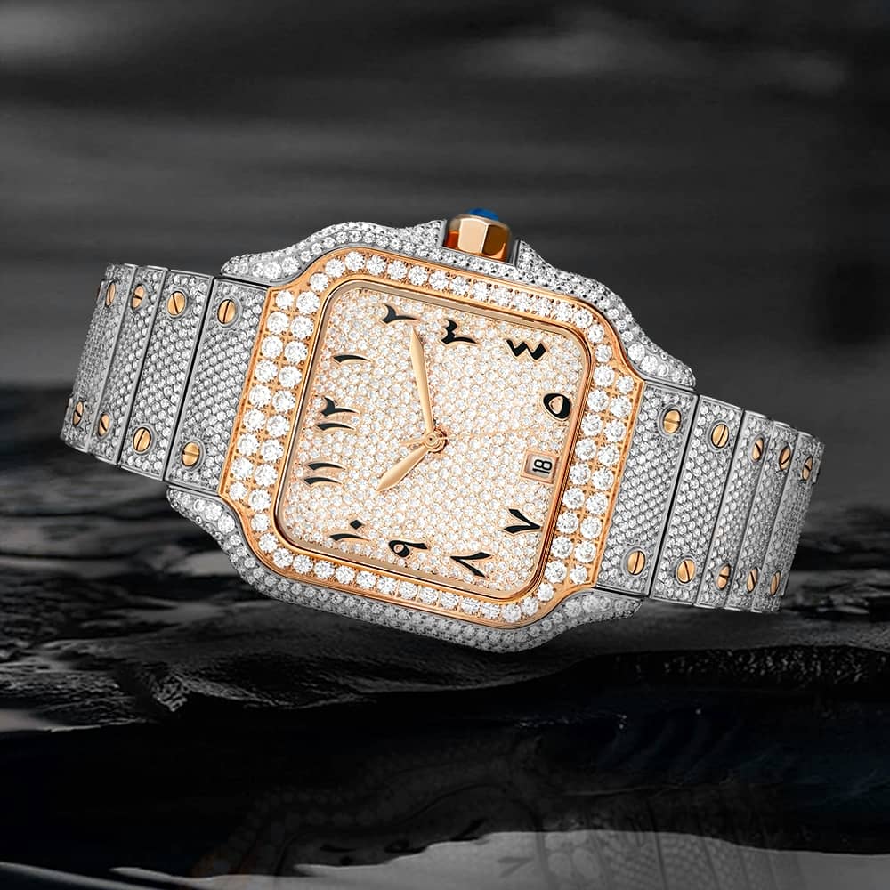 Pass™ | Men’s Buss Down Iced Automatic Watch