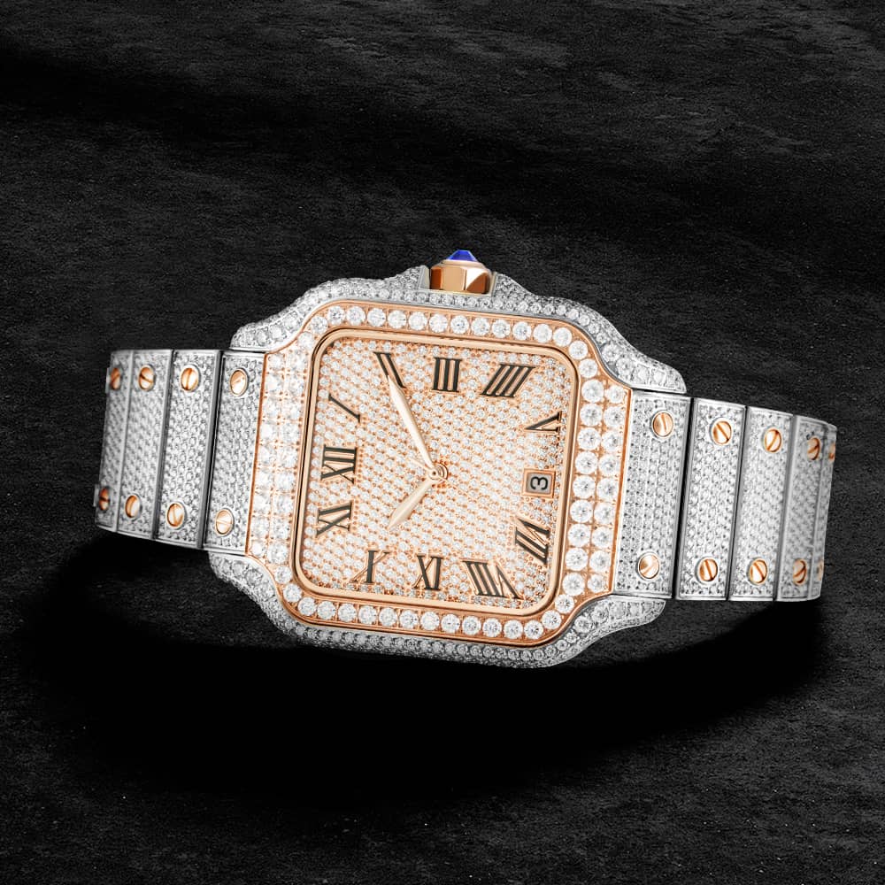 Pass™ | Men’s Buss Down Iced Automatic Watch