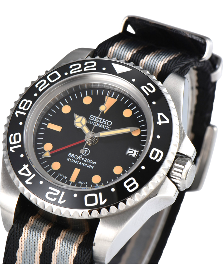 James™ | Men’s GMT Vintage Seiko Mod Watch