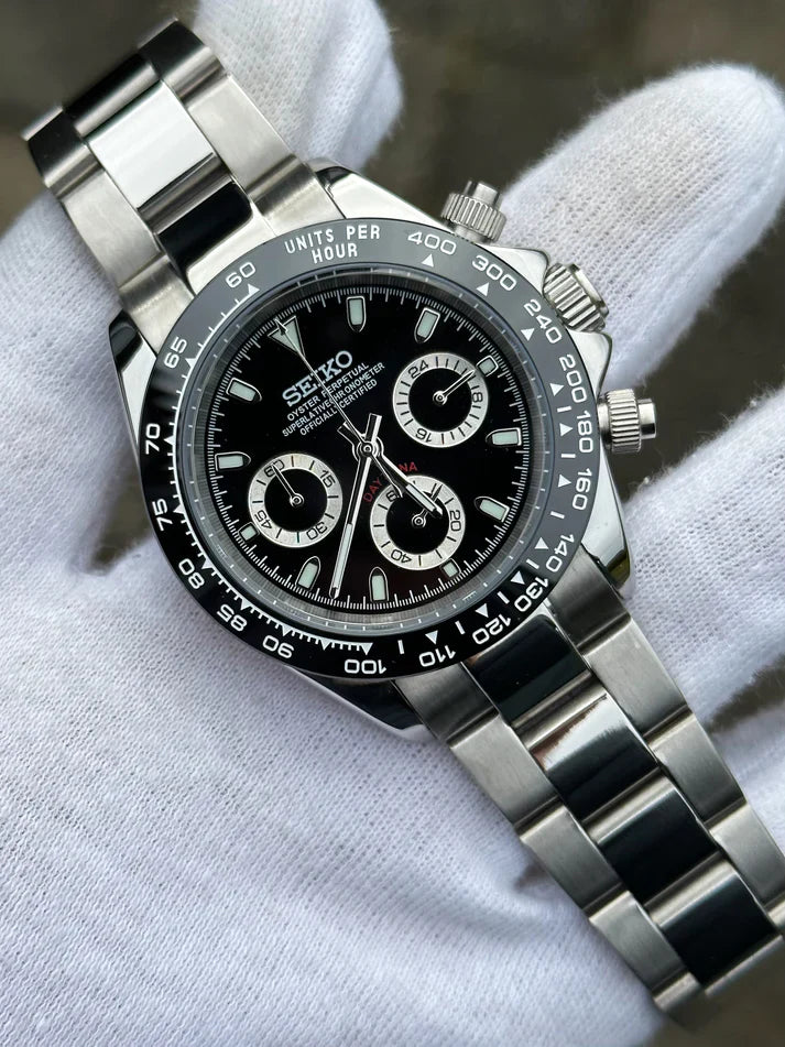 Orvian™ | Men’s Black Chronograph Watch