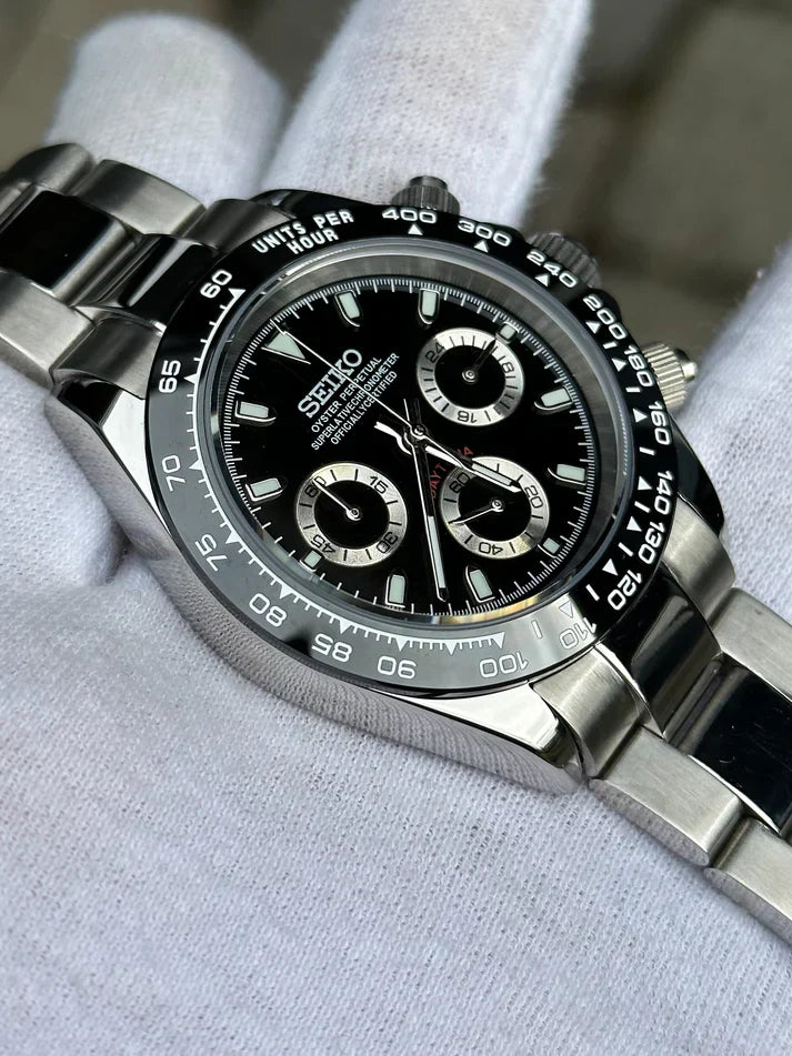 Orvian™ | Men’s Black Chronograph Watch