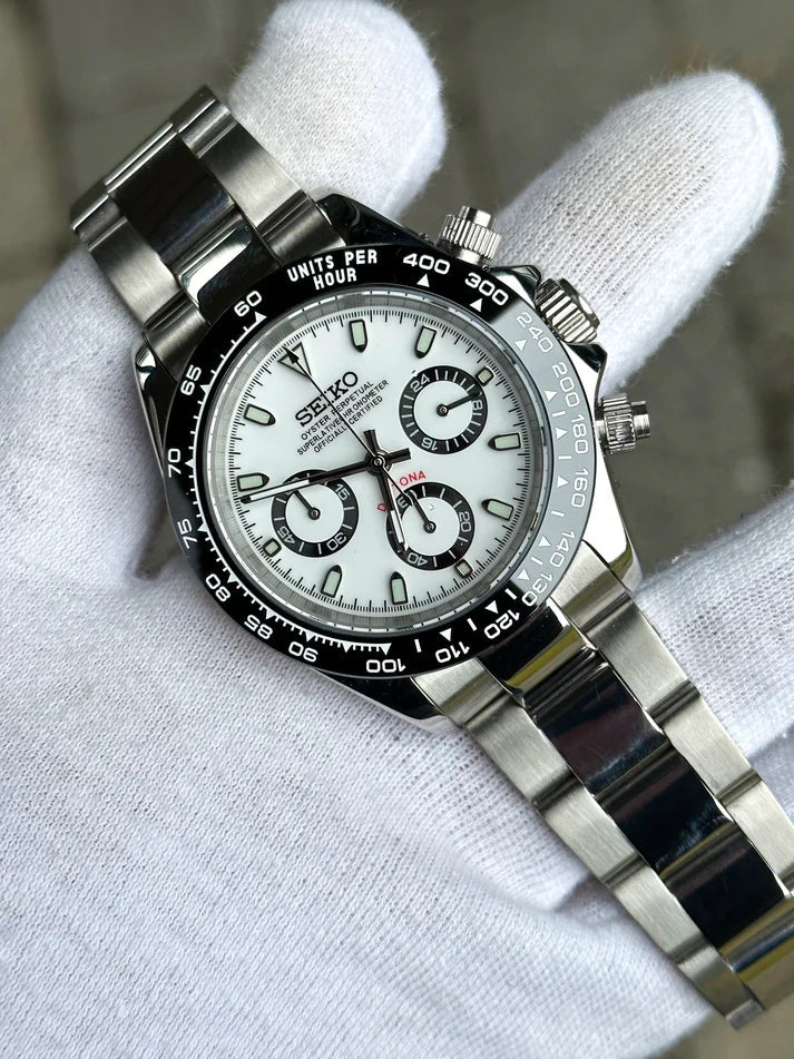 Seitona™ | Men’s Panda Chronograph Watch