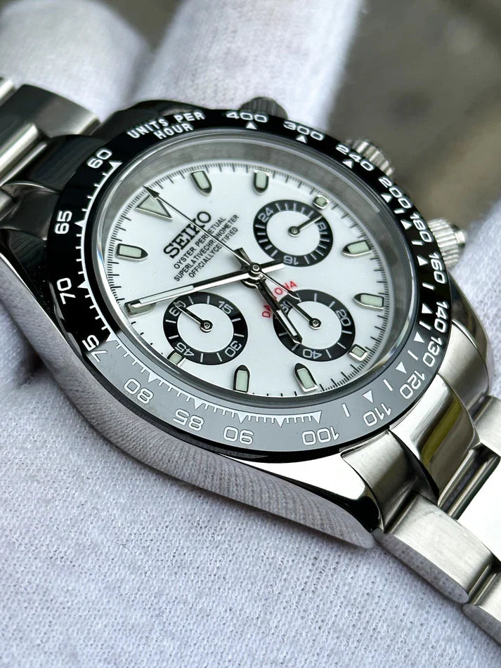 Seitona™ | Men’s Panda Chronograph Watch