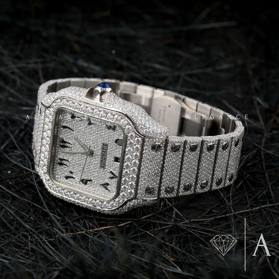 Pass™ | Men’s Buss Down Iced Automatic Watch
