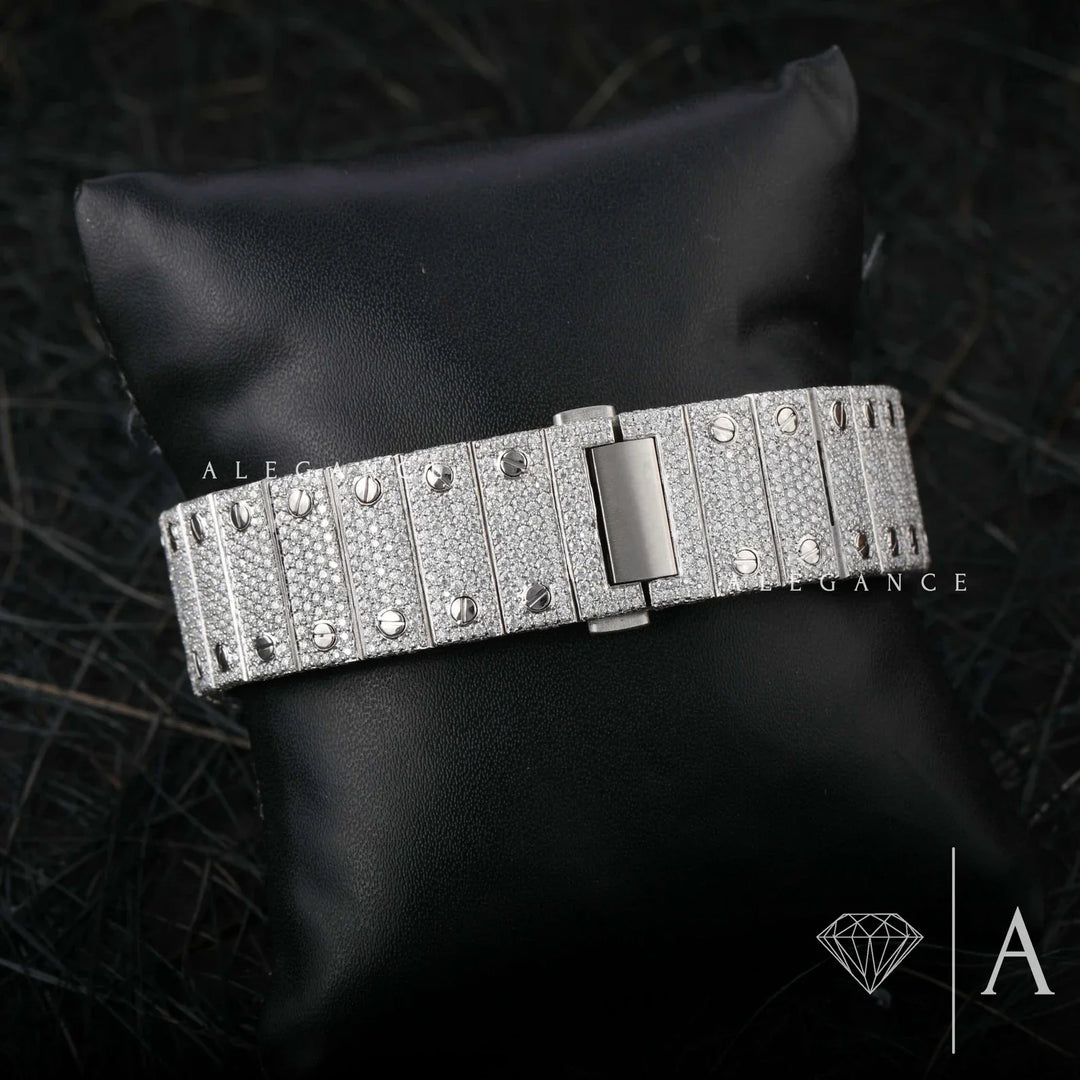 Pass™ | Men’s Buss Down Iced Automatic Watch