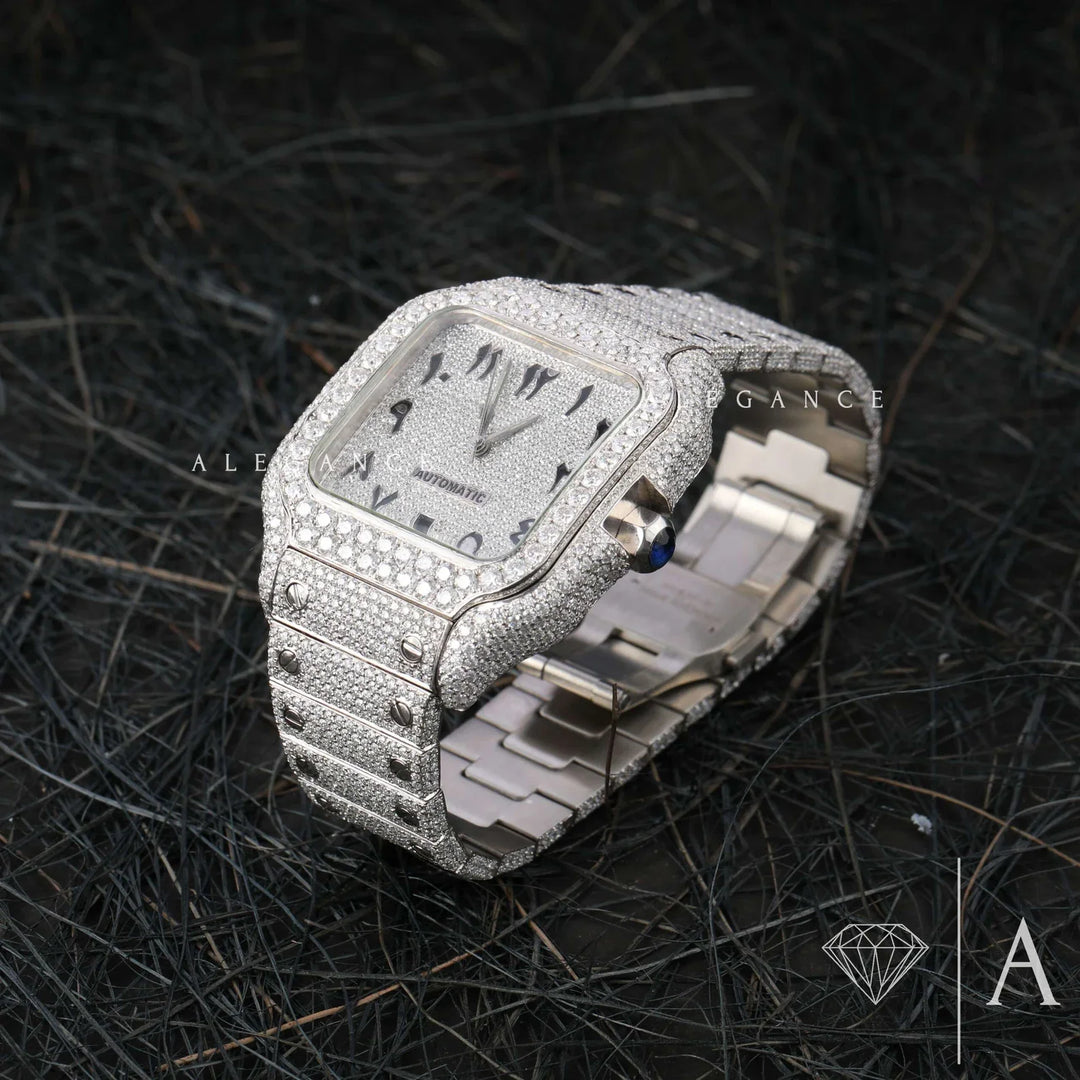 Pass™ | Men’s Buss Down Iced Automatic Watch