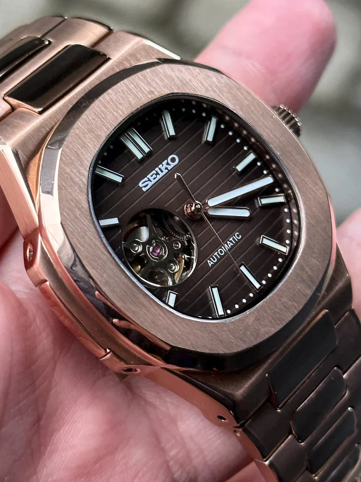 Nautiko™ | Men’s Rose Gold Open Heart Watch