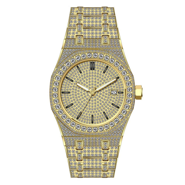 VVS Moissanite Buss Down Iced Automatic Watch – Pass Diamond Tester | Model  2550