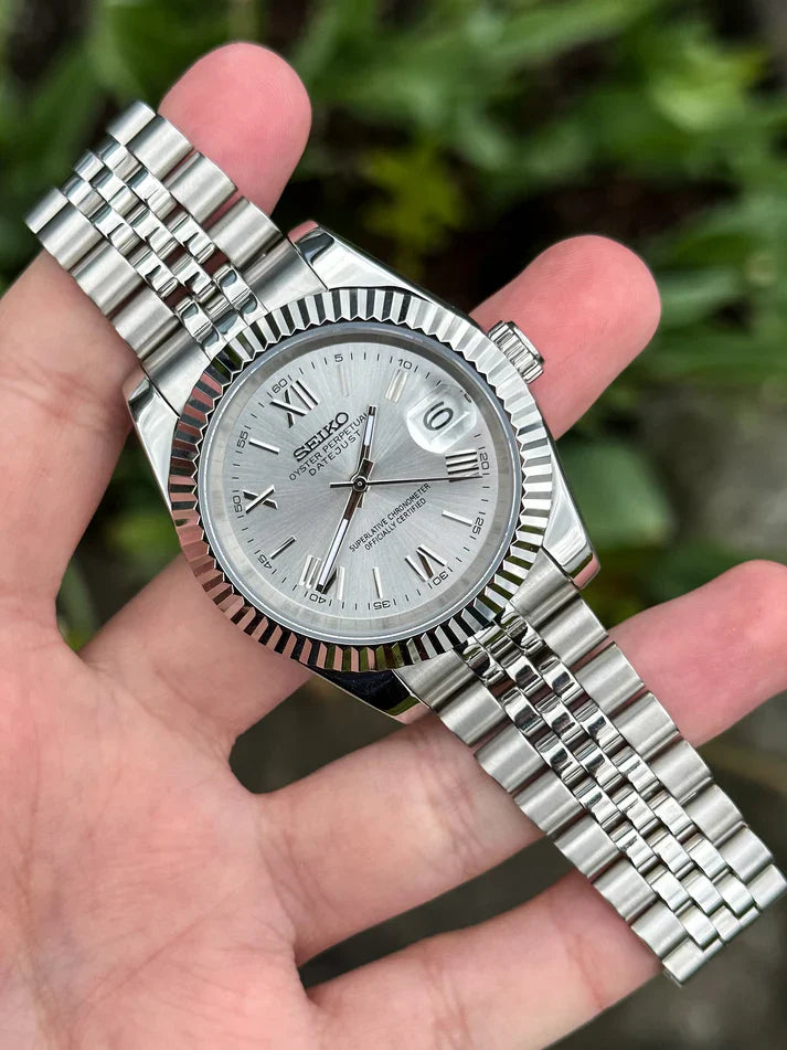 Eli™ | Men’s Roman Silver Watch