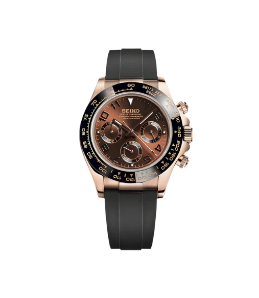 Seitona™ | Men’s Chocolate Chronograph Watch